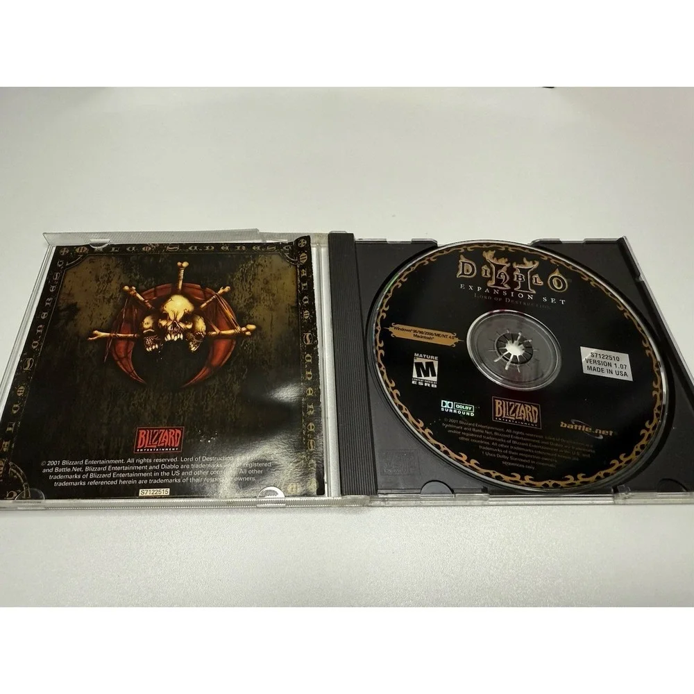 Diablo PC Game Lot Diablo I Diablo II Lord of Destruction Expansion